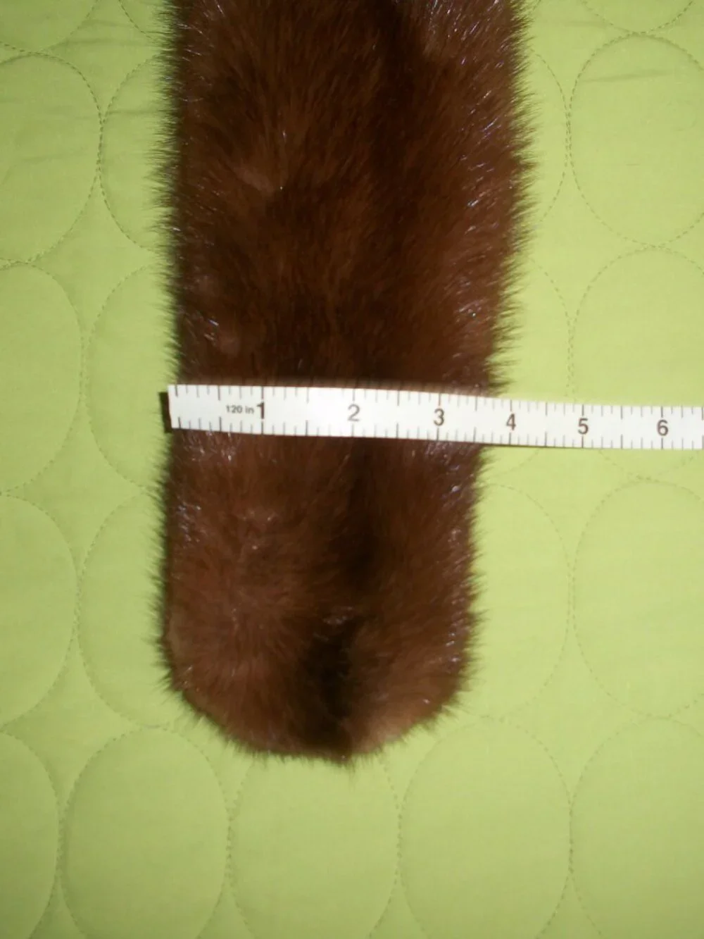 Vintage Real Gruidl Brown Mink Fur Collar/Stole